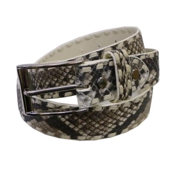 蛇革 ダイヤモンド パイソン ベルト メンズ : pybt-507sf : IMP  
