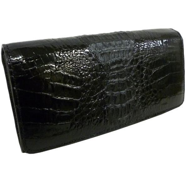 クロコダイル 財布 レディース 長財布 カイマン ワニ革 背鰐HB A38  