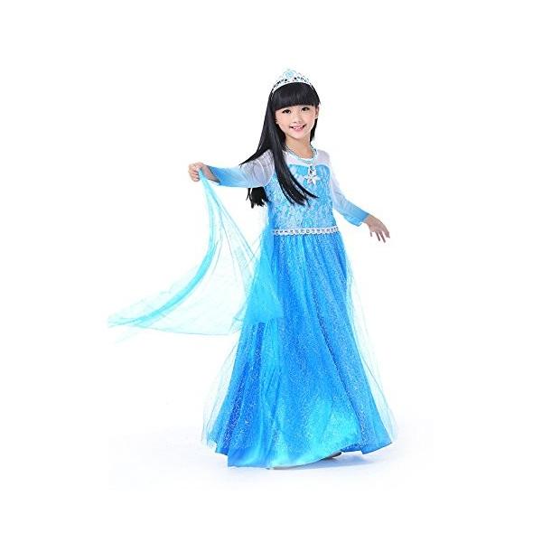 アナ雪 アナと雪の女王 エルサ風 子供服 衣装 コスプレ ドレス 誕生日 プレゼント パーティー お姫様 ハロウィン クリスマス マント ティアラ セット Buyee 日本代购平台 产品购物网站大全 Buyee一站式代购 Bot Online