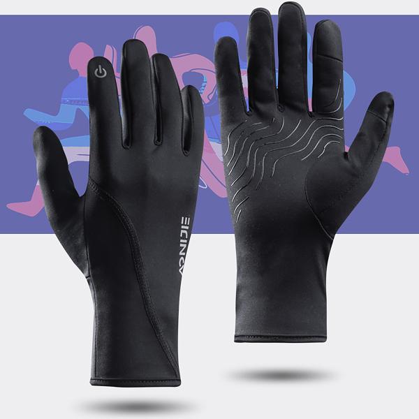 スポーツグローブ ランニンググローブ アウトドアスポーツ メンズ/レディース 男性用/女性用 UV対策 シリコン滑り止め 伸縮性 通気性 吸汗性があり快適 内側起毛 指先タッチパネル対応 M56・滑り止め付きスポーツグローブ 伸縮性があり快...