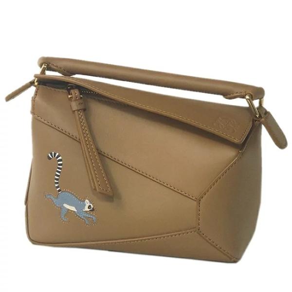 ロエベ LOEWE パズルバッグ ミニ ワオキツネザル A510P88X24 カーフ