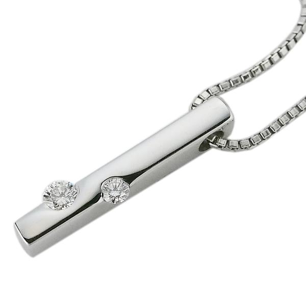 スタージュエリー STAR JEWELRY ダイヤモンド/0.06ct ネックレス K18WG
