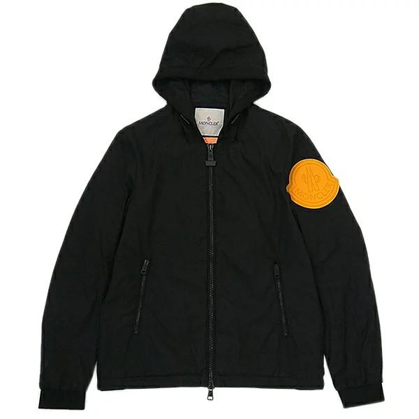 超激レア】off-white ×モンクレール　ウィンドブレーカー　サイズ０　黒 MONCLER - 激レア モンクレール✖️オフホワイトコラボウィンド