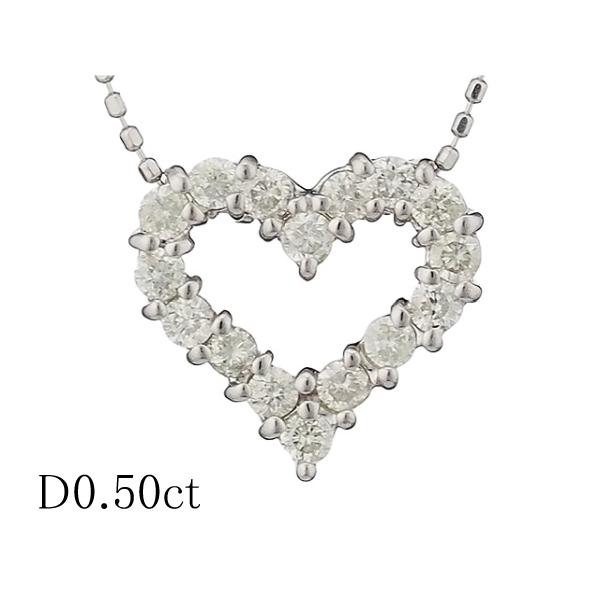 ◇可動式✨K18WGダイヤモンド0.50ctペンダントトップ◇
