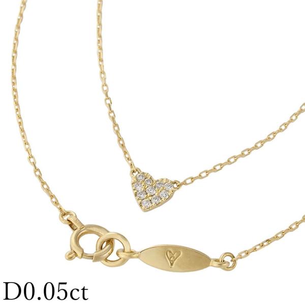 アーカー ダイヤモンド/0.05ct ハートパヴェ ネックレス VC0104010100
