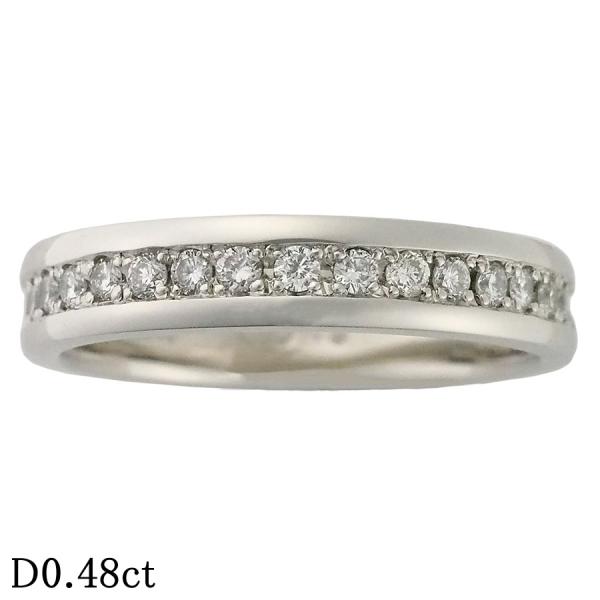 ダイヤモンド/0.48ct フルエタニティ リング Pt900 11号