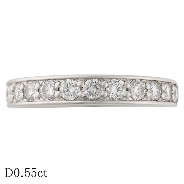 ダイヤモンド/0.55ct エタニティ リング Pt900 12号 : インペリアル