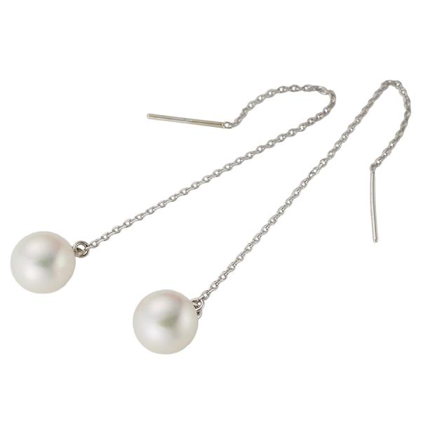 タサキ パール アメリカン ピアス K18WG : インペリアル - 通販