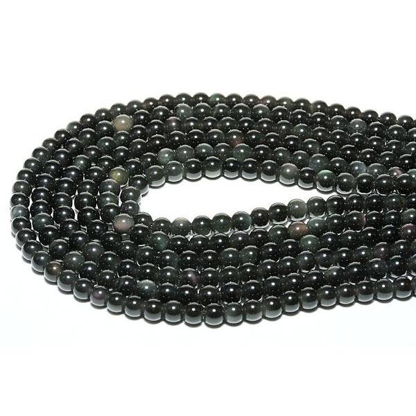 天然石 オブシディアン 黒曜石 一連 F4mm 16mm パワーストーン 素材 パーツ T8o7otcyr1 腕時計 アクセサリー Www Elghoniemy Com