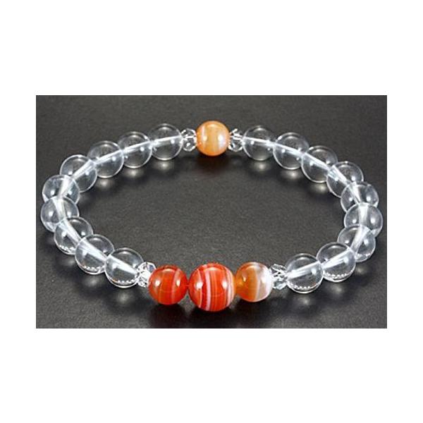 誕生石ブレスレット 8月 サードオニキス 天然石 パワーストーン