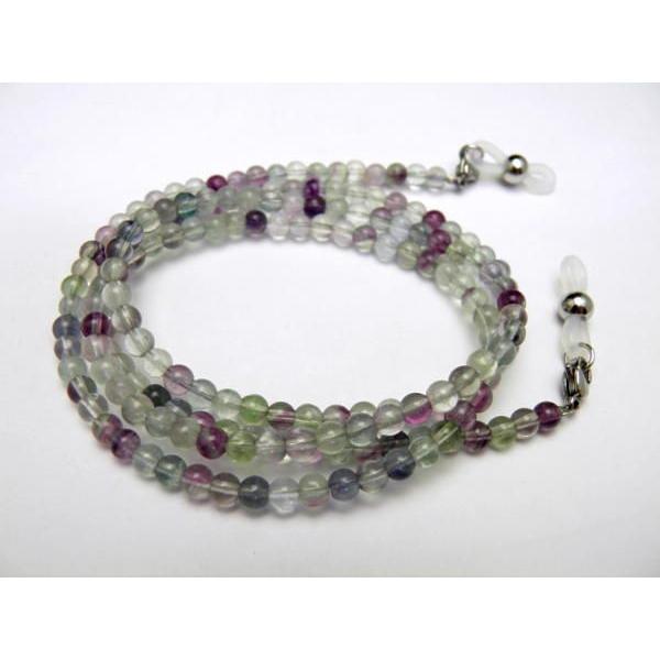 天然石 メガネチェーン フローライト パワーストーン 天然石 フローライト レディースメガネチェーン パワーストーンメガネチェーン パワーストーン パワーストーン 天然石のフローライトのメガネチェーン・パワーストーンのメガネ