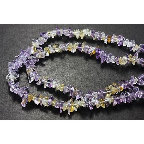 アメトリン さざれパーツ 大粒 80-90cm 才能開花 天然石