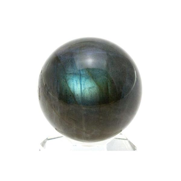 丸玉 20mm ラブラドライト 【穴なし一粒売りビーズ】 ポーチ付き 丸玉 20mm ラブラドライト 【穴なし一粒売りビーズ】 ポーチ付き