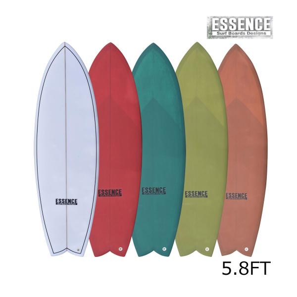 サーフボード フィッシュボード ESSENCE FISH FIVE COLOR 5'8 サーフボード フィッシュボード ESSENCE FISH FIVE COLOR 5'8