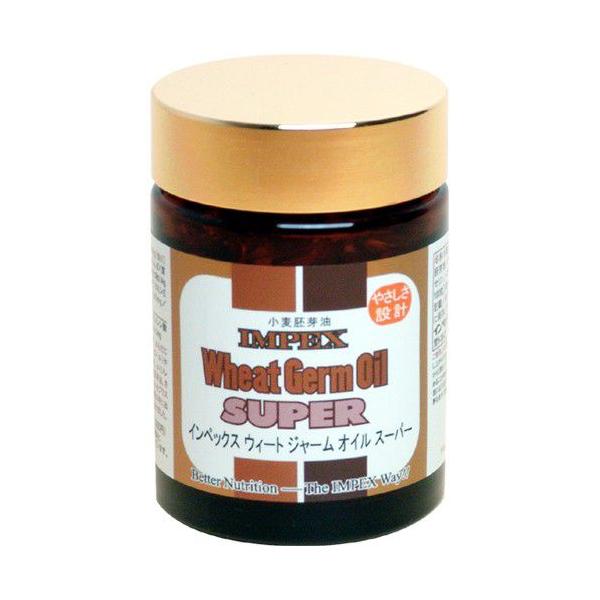 インペックスの小麦胚芽油／ビタミンEは，新鮮な小麦胚芽油から抽出した天然ビタミンE（d-α-トコフェロール）に，「スーパービタミンE」と称されるトコトリエノールをプラスしています。スーパーは，一粒にビタミンEが 60mg 入ったインペックス...