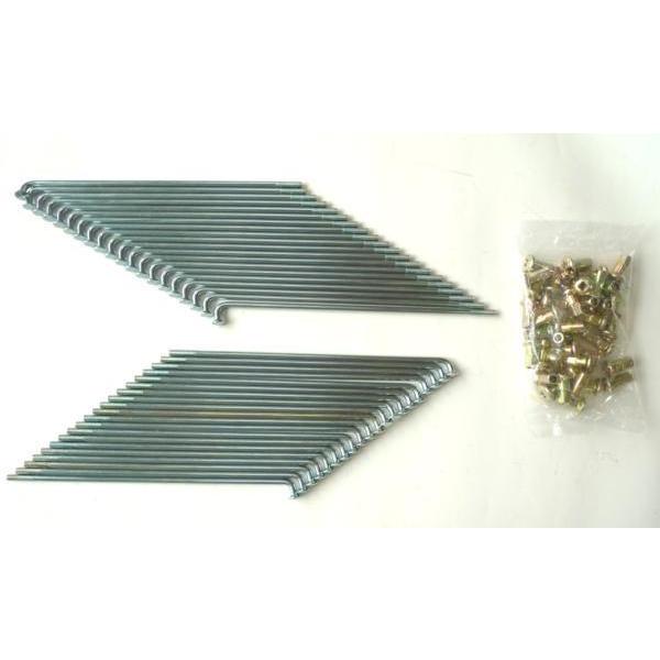 KIWAMI フロントスポークセット: ニップル付き (40PCS/SET) FOR