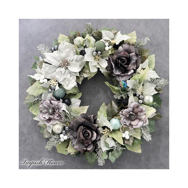 ❁⃘*.゜特大白いポインセチア縦長リース❁⃘*.゜ゴージャスなリース ❁⃘*.゜特大白いポインセチア縦長リース❁⃘*.゜ゴージャスなリース