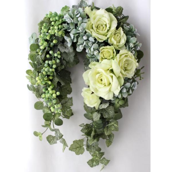 造花 リース アートフラワー 壁掛け シルクフラワー アレンジメント W 355 W 355 Impish From Naocolour 通販 Yahoo ショッピング