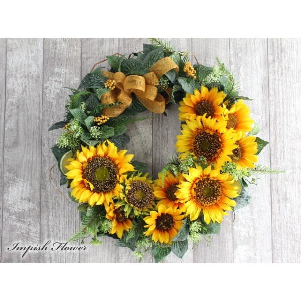 ひまわり リース 壁掛け 造花 インテリア アレンジメント W 584 Buyee 日本代购平台 产品购物网站大全 Buyee一站式代购 Bot Online