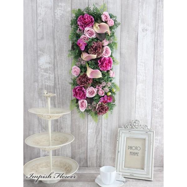 激安 超特価 リース 花 玄関 インテリア 壁掛け 造花 W 639