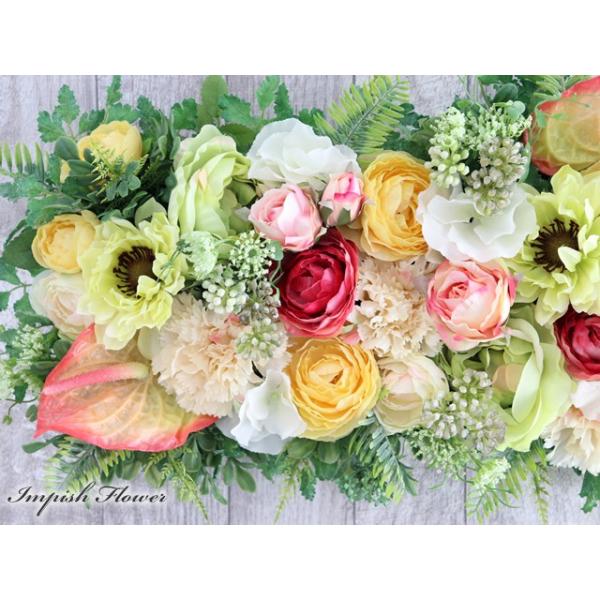 リース 花 玄関 インテリア W 641 壁掛け 人気急上昇 造花