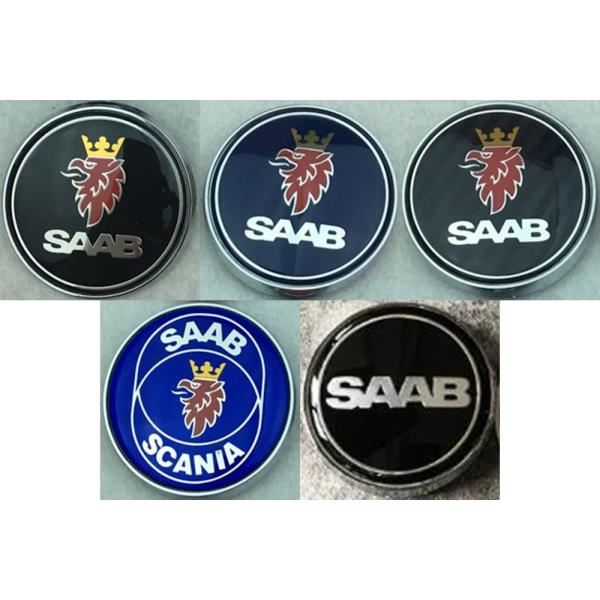 バッジ ステッカー エンブレム SAAB 68mm フロント リア サーブ