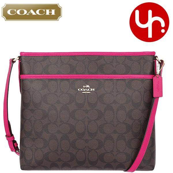 コーチ Coach バッグ ショルダーバッグ F ブラウン ピンクルビー ラグジュアリー シグネチャー ファイル バッグ アウトレット レディース Co Ba 1 インポートコレクションyr 通販 Yahoo ショッピング