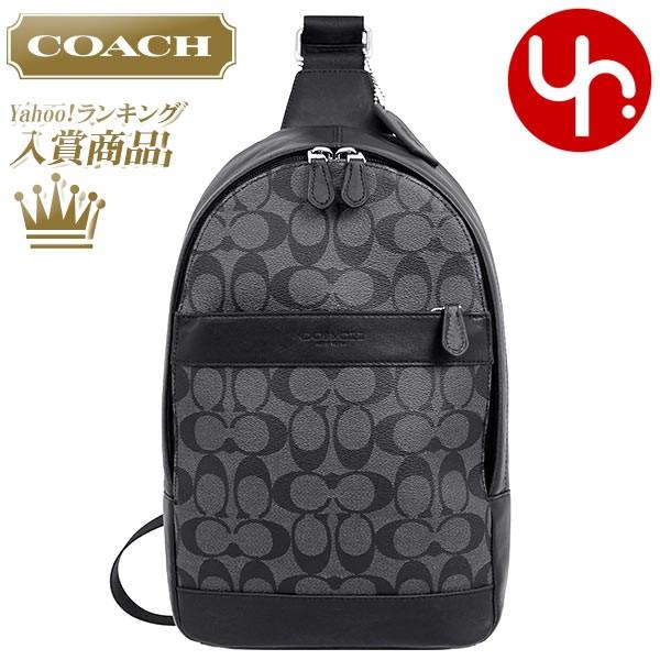 お金を節約 COACH コーチ メンズ ボディバッグ PVCショルダーバッグ