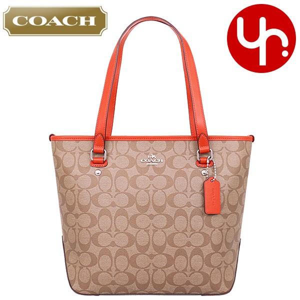 コーチ Coach バッグ トートバッグ F58294 カーキ オレンジレッド ラグジュアリー シグネチャー Pvc レザー ジップ トップ トート アウトレット レディース Co Ba180425 1 インポートコレクションyr 通販 Yahoo ショッピング