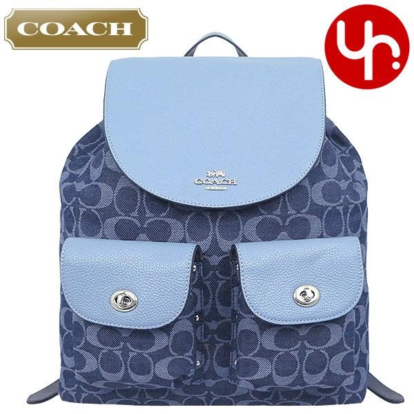 コーチ Coach バッグ リュック F252 デニム デニム シグネチャー キャンバス ミックス レザー ビリー バックパック アウトレット レディース Co Ba 45 インポートコレクションyr 通販 Yahoo ショッピング