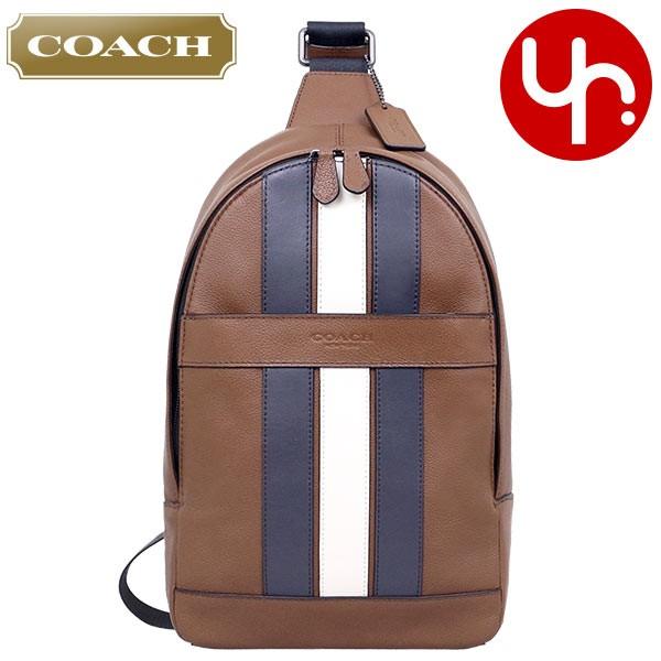 Coach ボディバッグ ストライプデザイン
