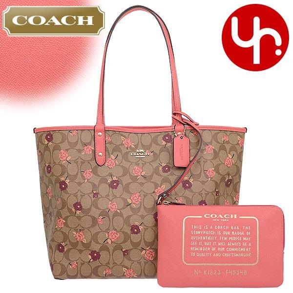 コーチ Coach バッグ トートバッグ F カーキ ピンクマルチ シグネチャー ピオニー プリント リバーシブル トート ポーチ付き アウトレット レディース Co Ba 4 インポートコレクションyr 通販 Yahoo ショッピング