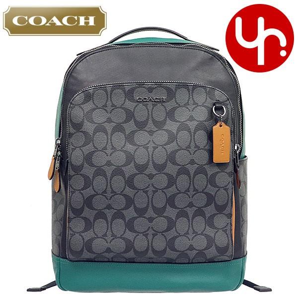コーチ Coach バッグ リュック F941 チャコール ダークシーグリーン グラハム カラーブロック シグネチャー Pvc レザー アウトレット メンズ レディース Co Ba0324 50 インポートコレクションyr 通販 Yahoo ショッピング