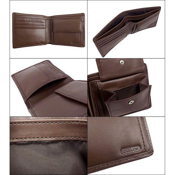 コーチ Coach 財布 二つ折り財布 F74531 ブラウン シグネチャー エンボスド レザー コイン ウォレット アウトレット メンズ Buyee Buyee 日本の通販商品 オークションの代理入札 代理購入