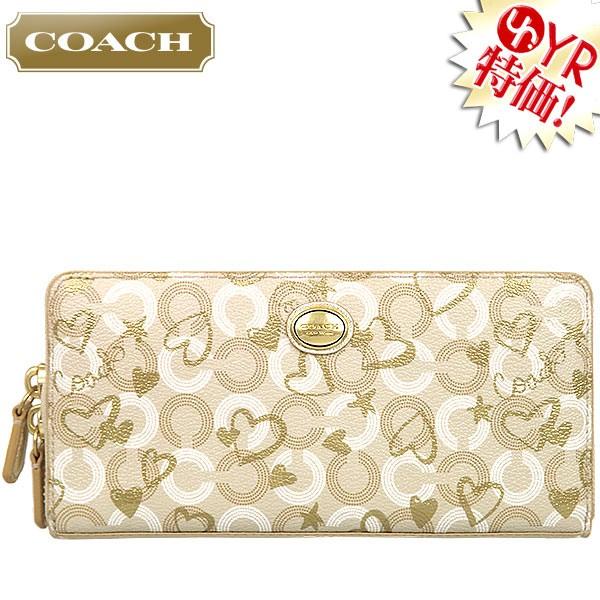 コーチ Coach 財布 長財布 F ライトカーキ ゴールド ペイトン オプアート ハート アコーディオン ジップ アラウンド アウトレット レディース Co Ko 5 インポートコレクションyr 通販 Yahoo ショッピング