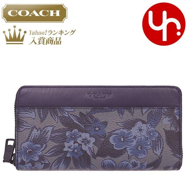コーチ Coach 財布 長財布 F ブルーフローラル ハワイアン プリント Pvc レザー アコーディオン ジップ アラウンド アウトレット メンズ レディース Co Ko 10 インポートコレクションyr 通販 Yahoo ショッピング