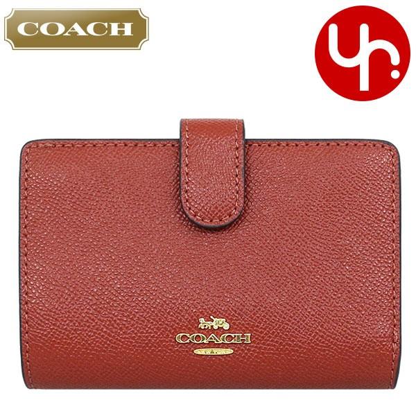 コーチ Coach 財布 二つ折り財布 F11484 テラコッタ2 ラグジュアリー クロスグレーン レザー ミディアム コーナー ジップ ウォレット アウトレット レディース Co Ko180312 1 インポートコレクションyr 通販 Yahoo ショッピング