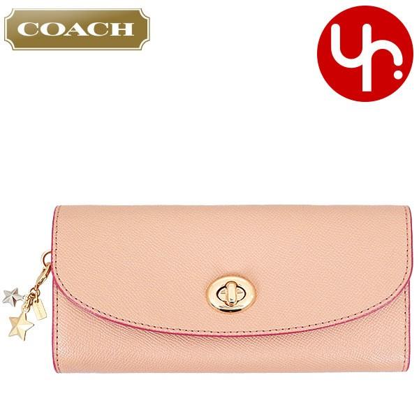 コーチ Coach 財布 長財布 F29407 ヌードピンク スターチャーム ターンロック クロスグレーン レザー スリム エンベロープ アウトレット レディース Co Ko180625 23 インポートコレクションyr 通販 Yahoo ショッピング