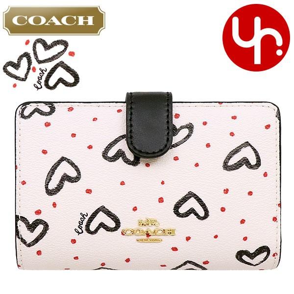 コーチ Coach 財布 二つ折り財布 F チョーク ピンクマルチブラック クレヨン ハート プリント ミディアム コーナー ウォレット アウトレット レディース Co Ko0210 2 インポートコレクションyr 通販 Yahoo ショッピング