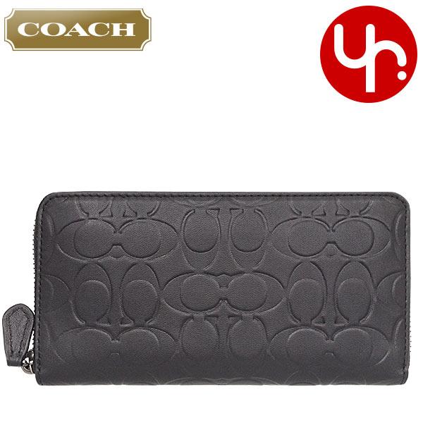 COACH コーチ 財布 長財布 FCE551 CE551 ブラック エンボスド COACH コーチ 財布 長財布 FCE551 CE551 ブラック エンボスド