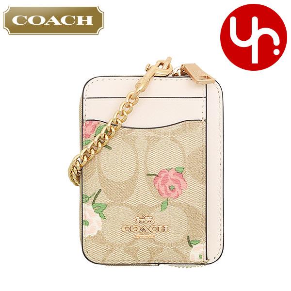 コーチ COACH 財布 コインケース FCR971 CR971 ライトカーキ×チョークマルチ シグ...