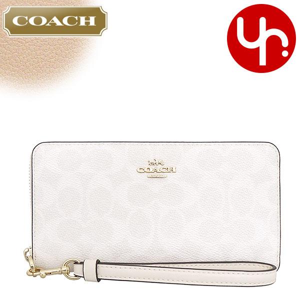 COACH 長財布 新品 チョークマルチ 新作 レザー レディース