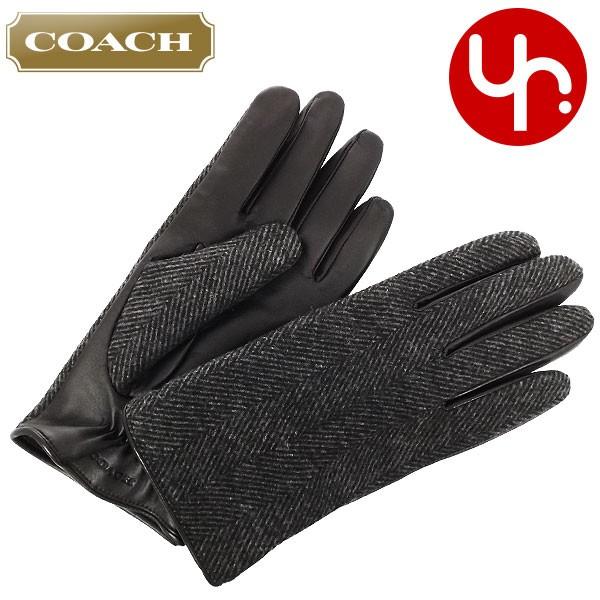 コーチ Coach アパレル 手袋 F チャコール ウール アンド レザー テキスタイル ツイード グローブ S M アウトレット メンズ レディース Co Wr1411 4 インポートコレクションyr 通販 Yahoo ショッピング