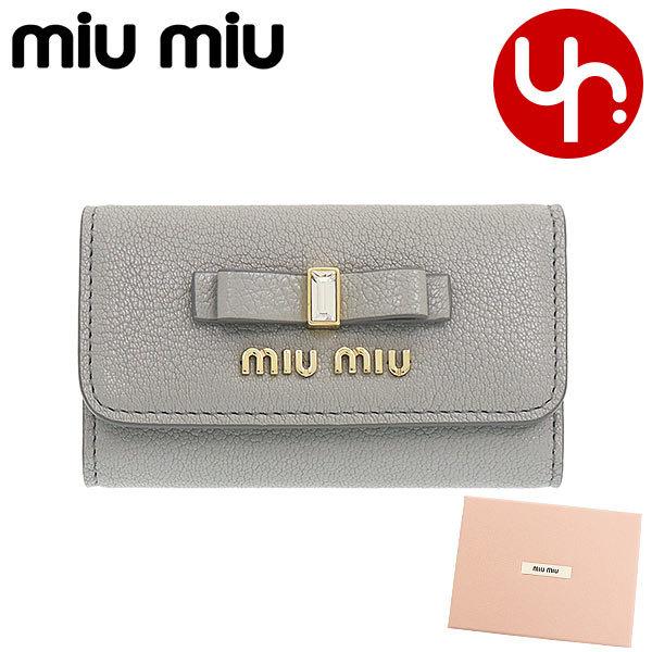 母の日限定ポイント2 ミュウミュウ Miumiu 小物 キーケース 5pg222 2d7a ヌーベ マドラス フィオッコ クリスタル リボン レザー 6連 キーケース レディース Miu Ko23 6 インポートコレクションyr 通販 Yahoo ショッピング