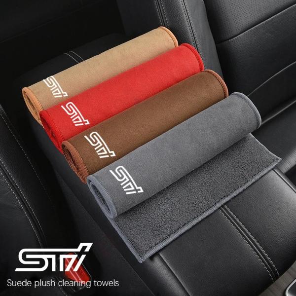 マイクロファイバータオル カーメンテナンス アクセサリー スバル STI インプレッサ レガシィ WRX BRZ フォレスター XV アウトバ 輸入品