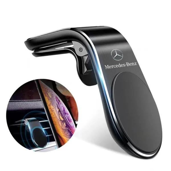 磁気式 スマホホルダー 車載 スマホスタンド クリップマウント メルセデスベンツ AMG W212 W126 W140 W168 W177 C 輸入品