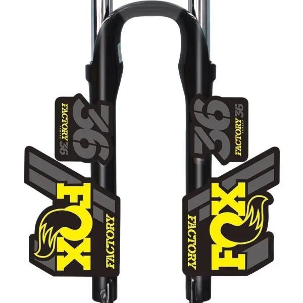 New Fox36 フロントフォークステッカー マウンテンバイク フロントフォークステッカー  同スタイル 防水 デカール デコレーション 輸入品