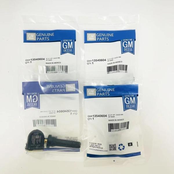 純正 TPMS タイヤ空気圧センサー 4個セット (13540604) - ビュイック、シボレー、キャデラック・エスカレード用 並行輸入品