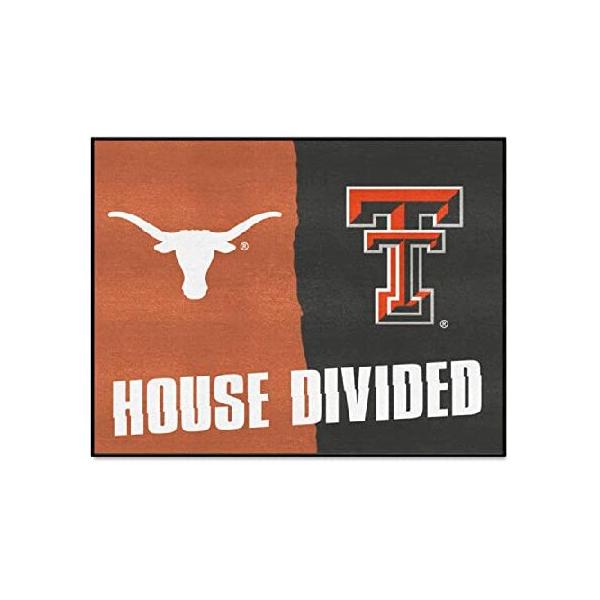 Texas - Texas Tech House Divided Rug 33.75"x42.5" 輸入品