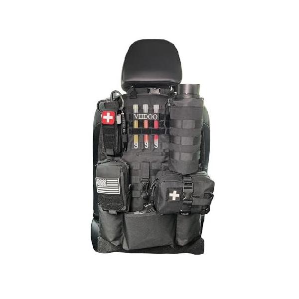 Molle シートバックオーガナイザー タクティカルシートカバー